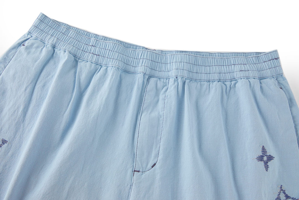 LV Cotton Embroidered Shorts