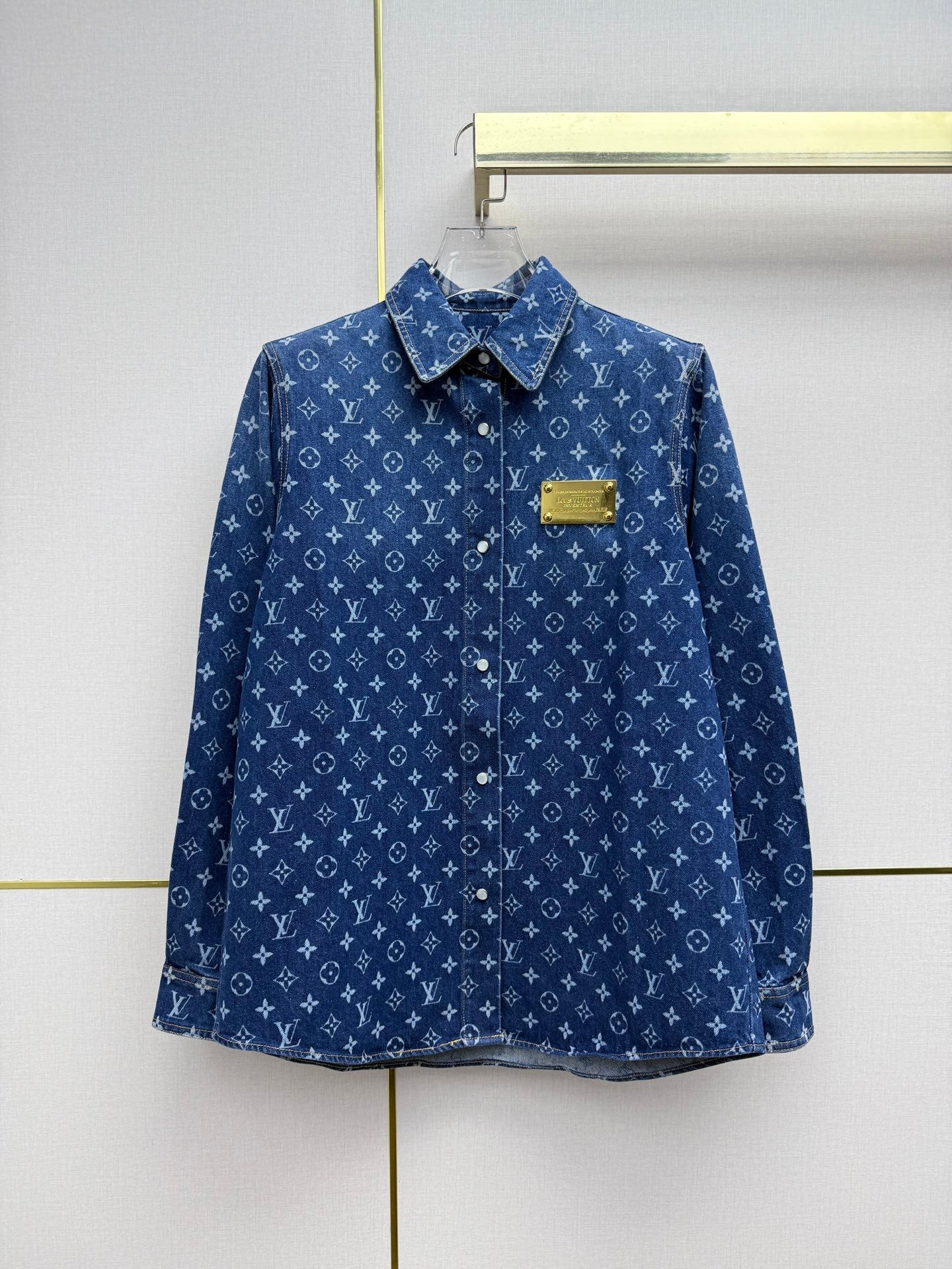 Women's LV Oversized Shirt Jacket