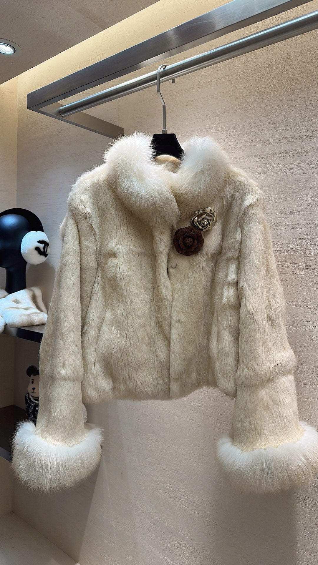 Chanel Rabbit Fur Coat