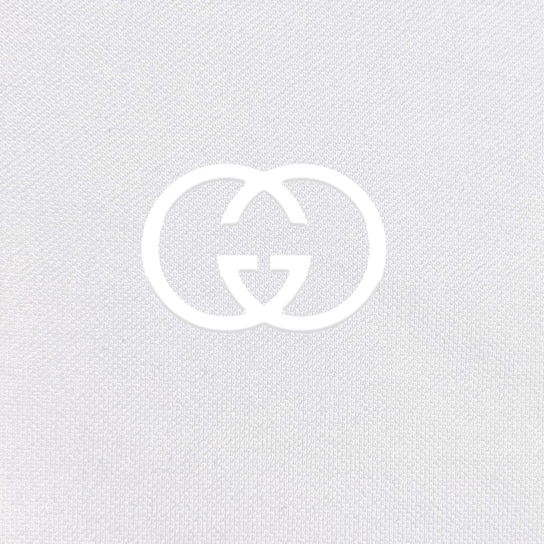 Gucci foam letter lapel  Polo shirt