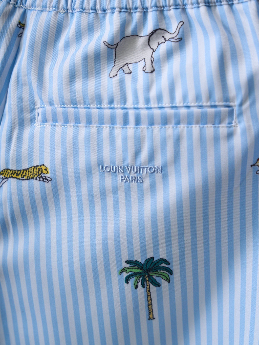 LV Strip/Animal Shorts