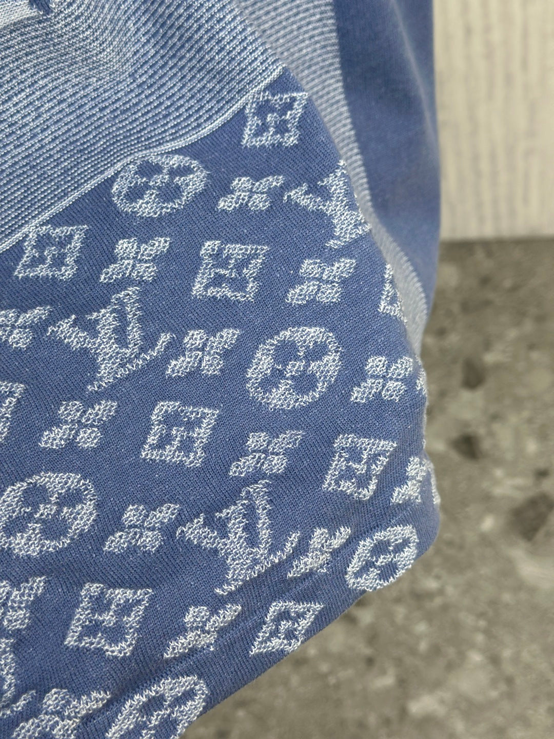 LV Patchwork Monogram Knit shirt
