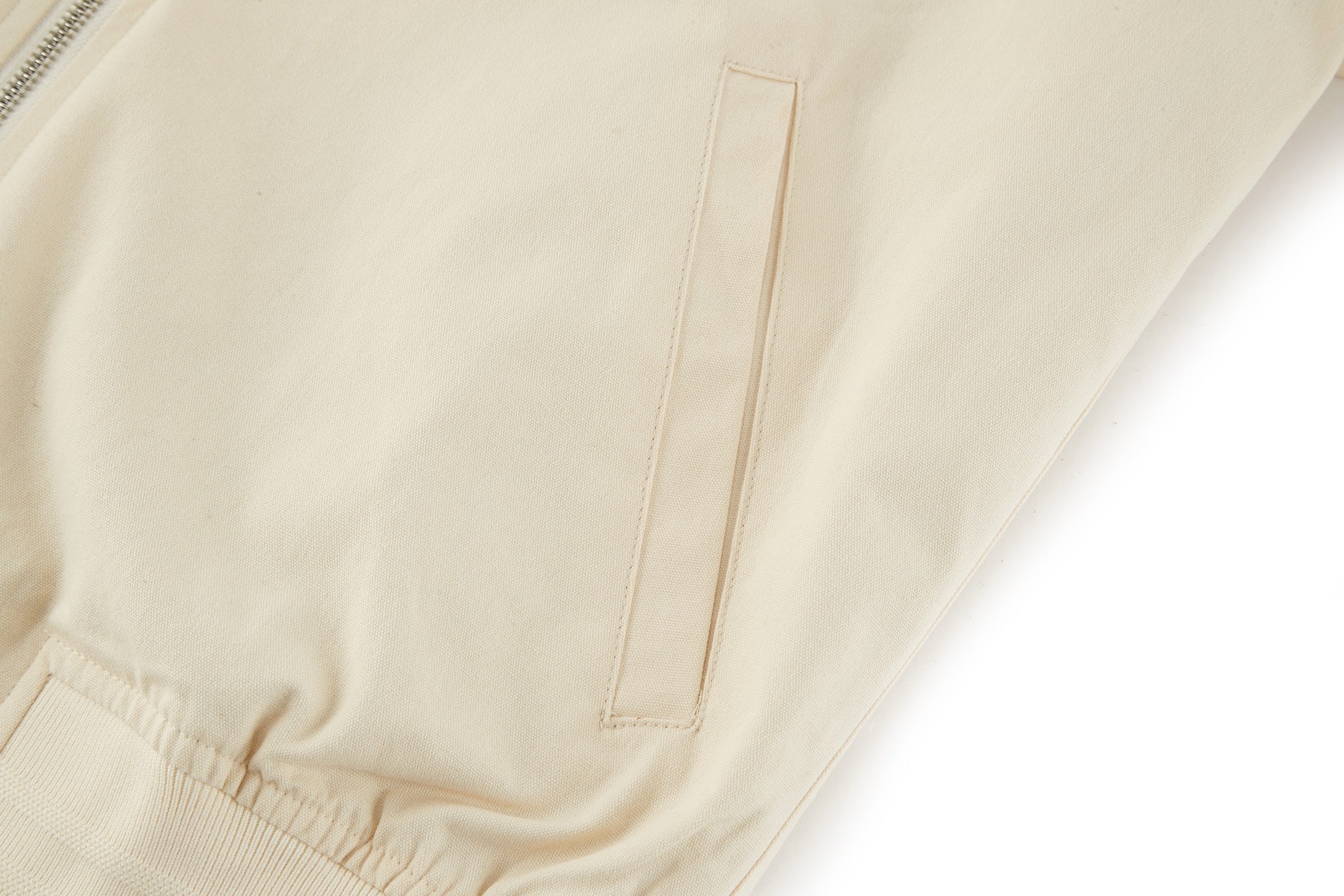 Dior Embriodered Baseball Jacket with Badge (Off-White)
