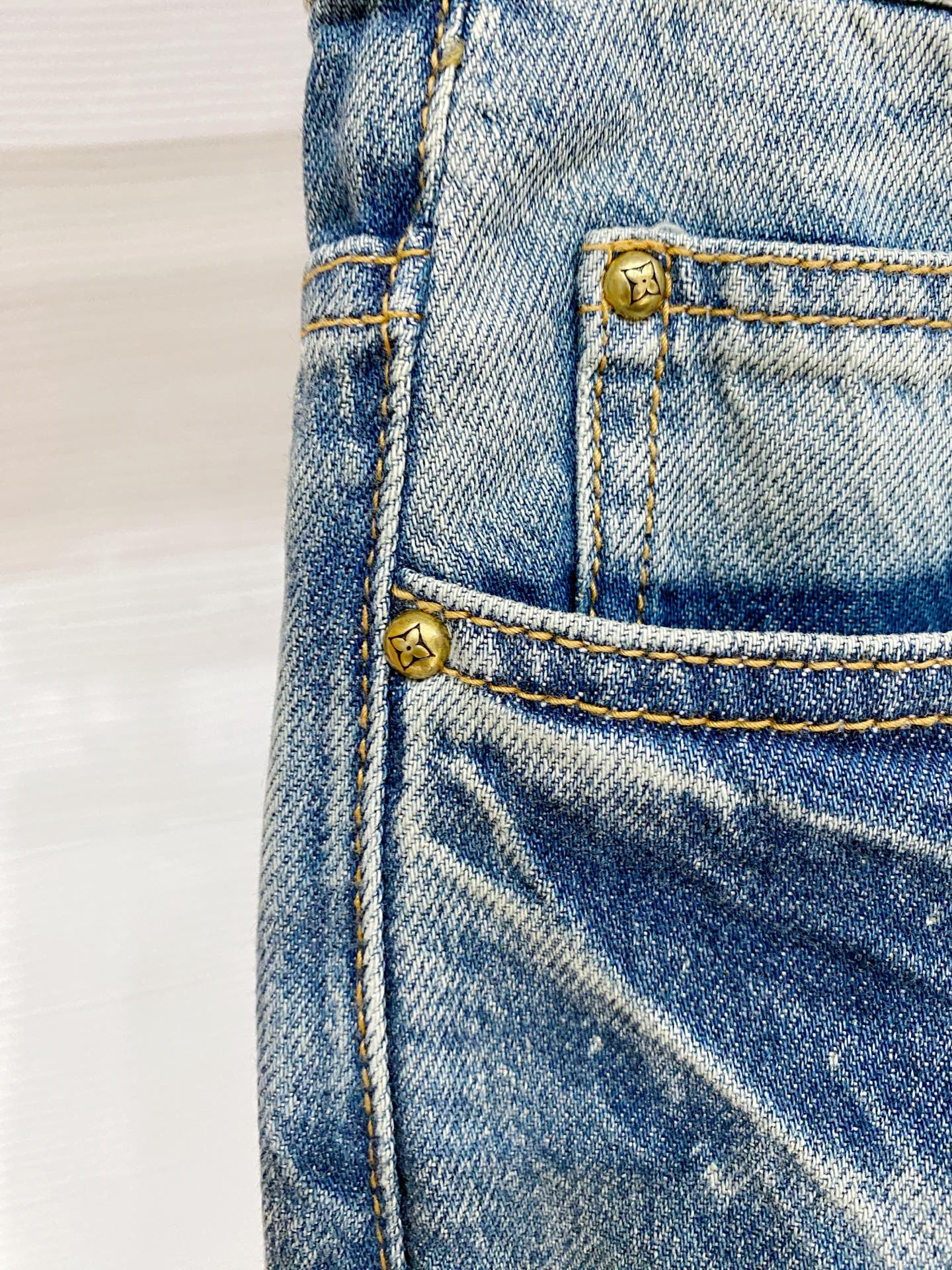 LV Denim Shorts