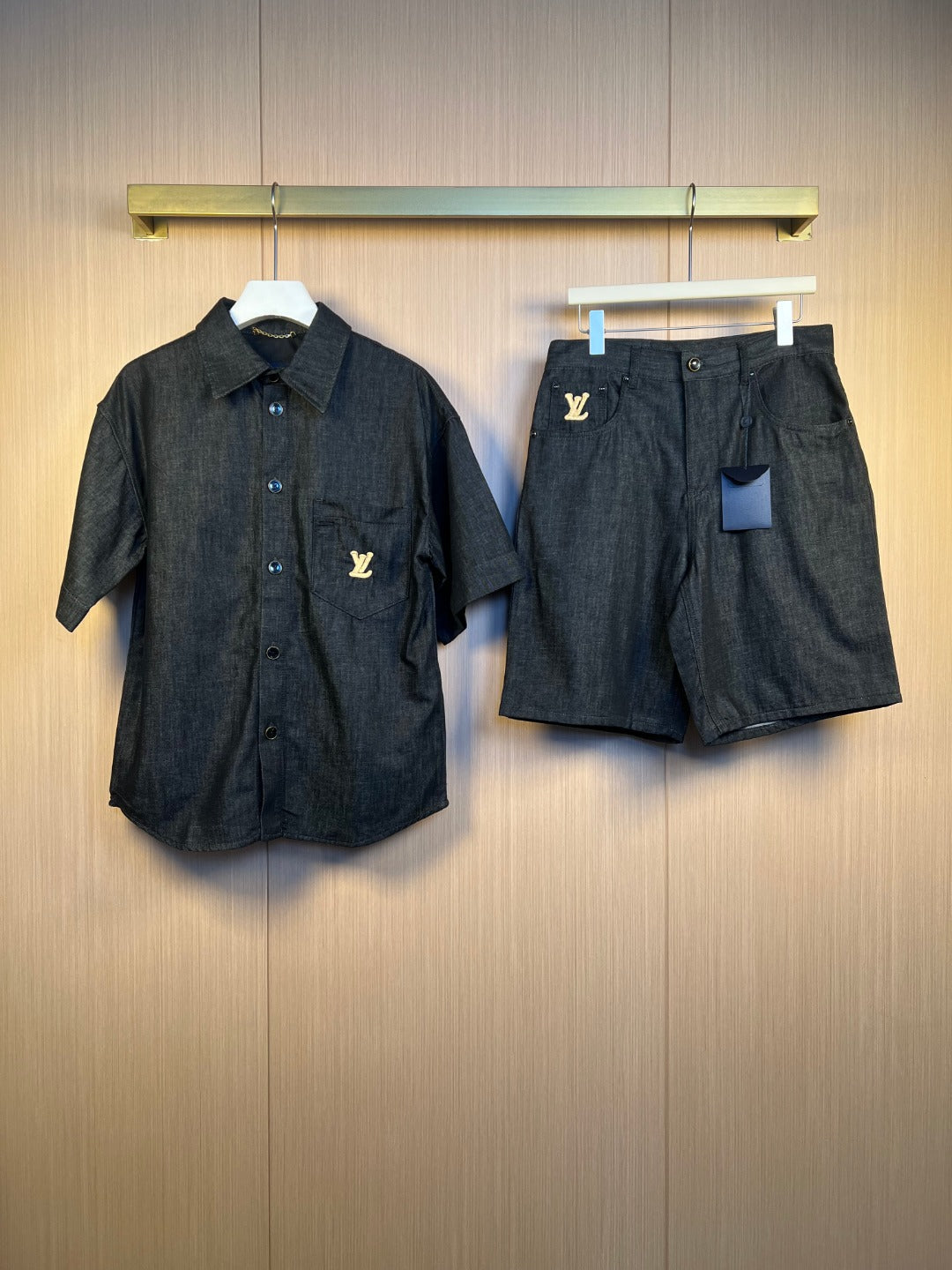 LV Raffia Denim Shirt