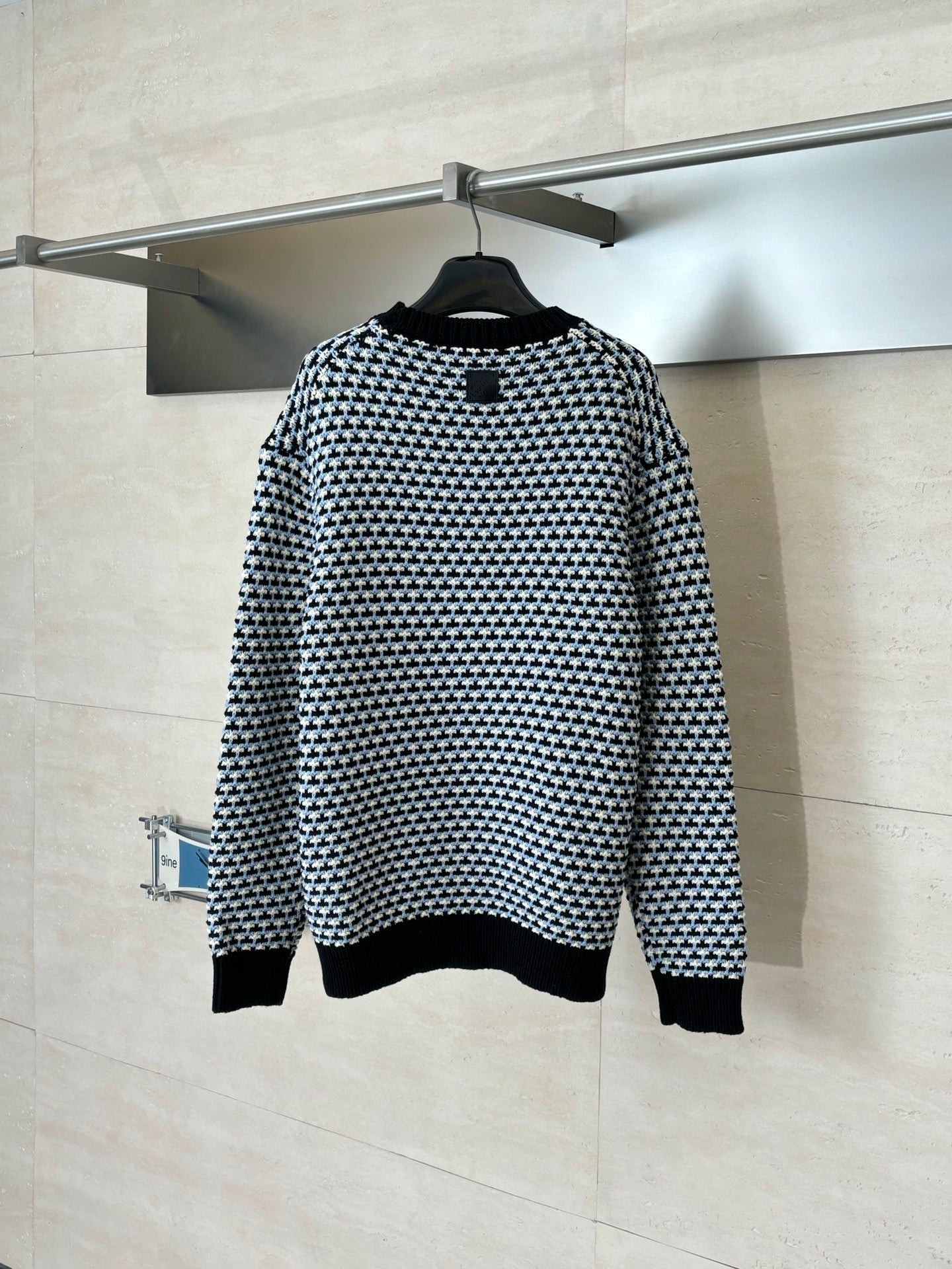 LV Houndstooth Color Knit Sweater