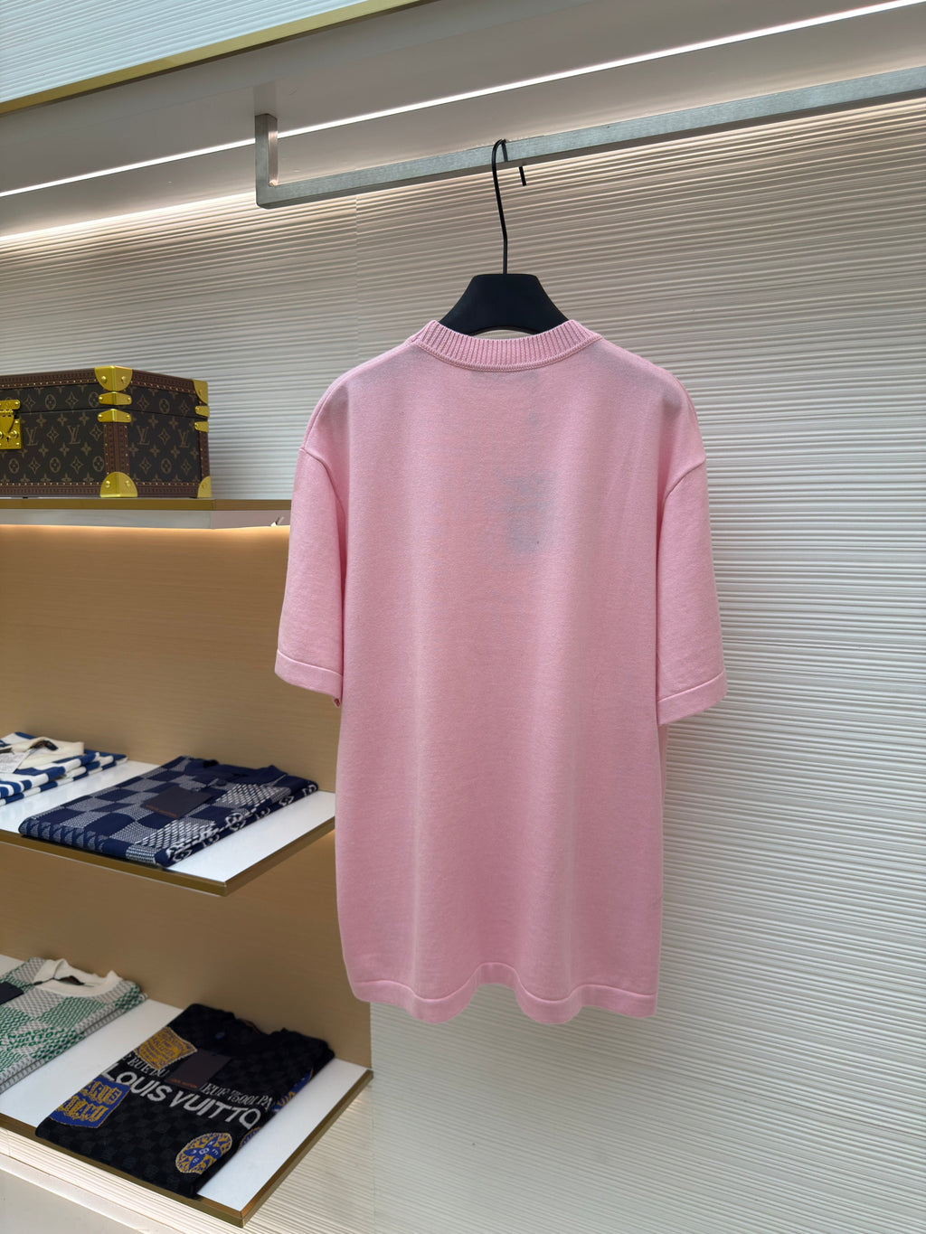 LV Embroidered Letter Pin T-Shirt