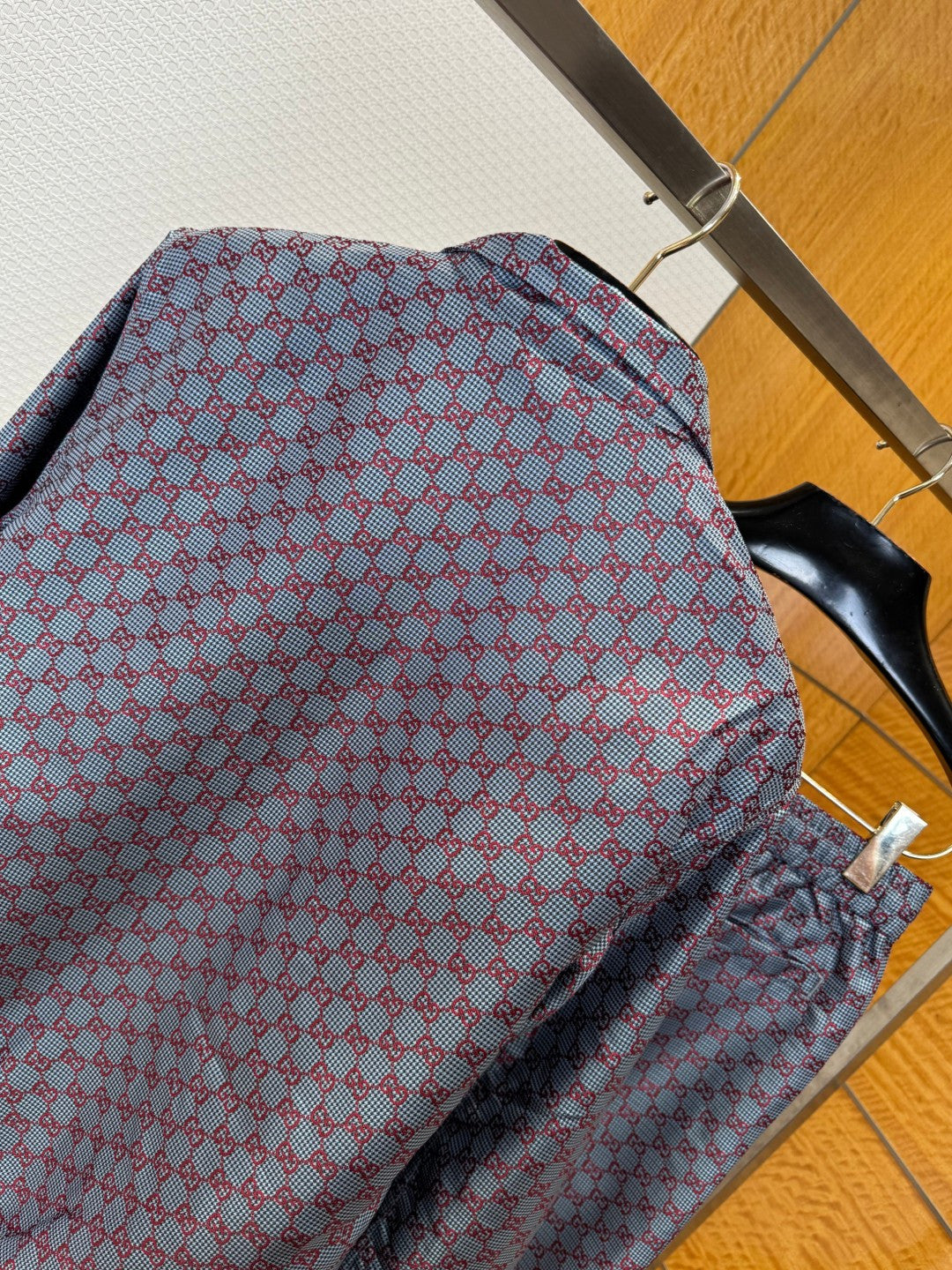 Gucci All-over Print Jacket and Straight Leg Suit