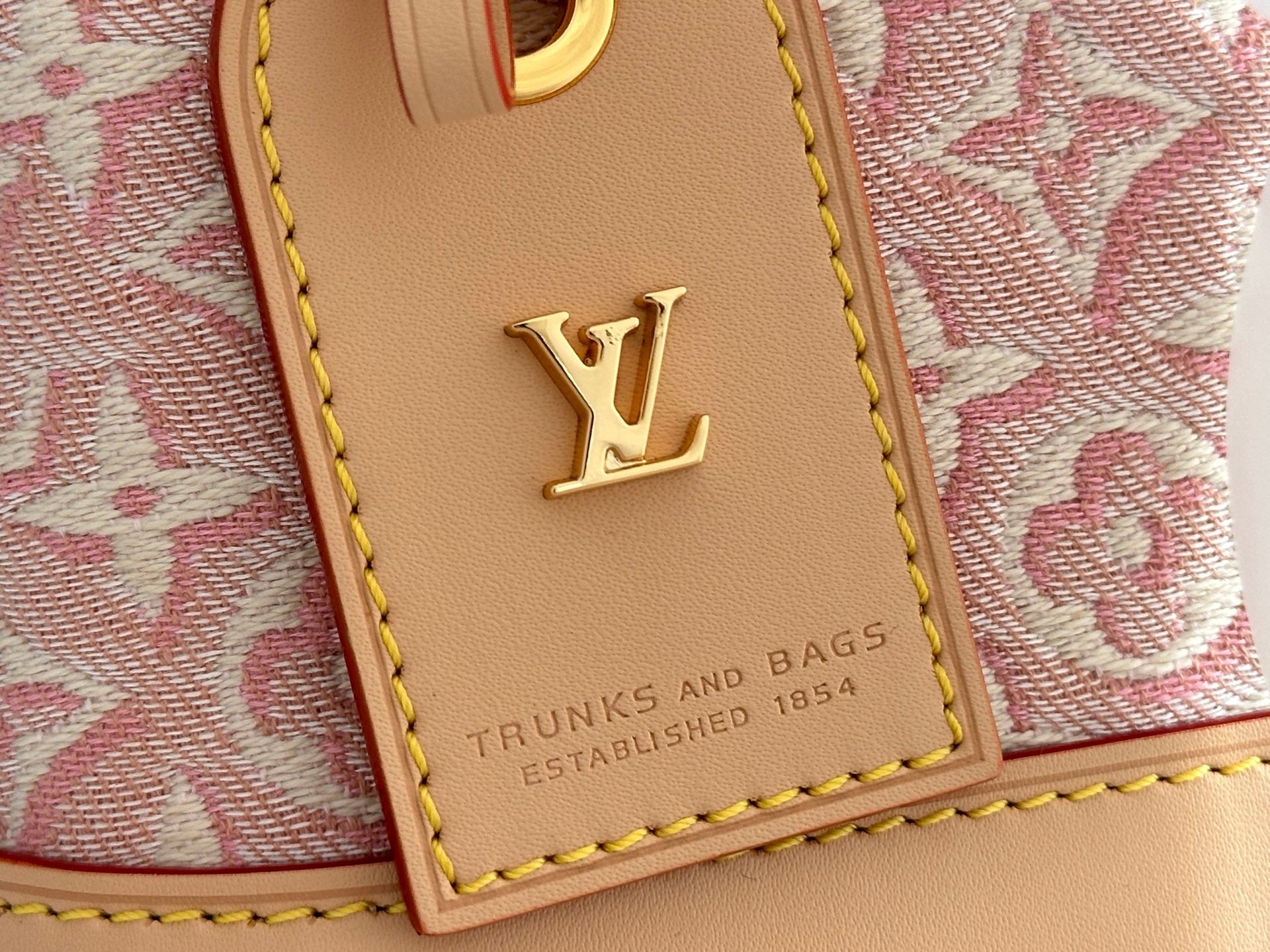 LV Jacquard Shell Handbag