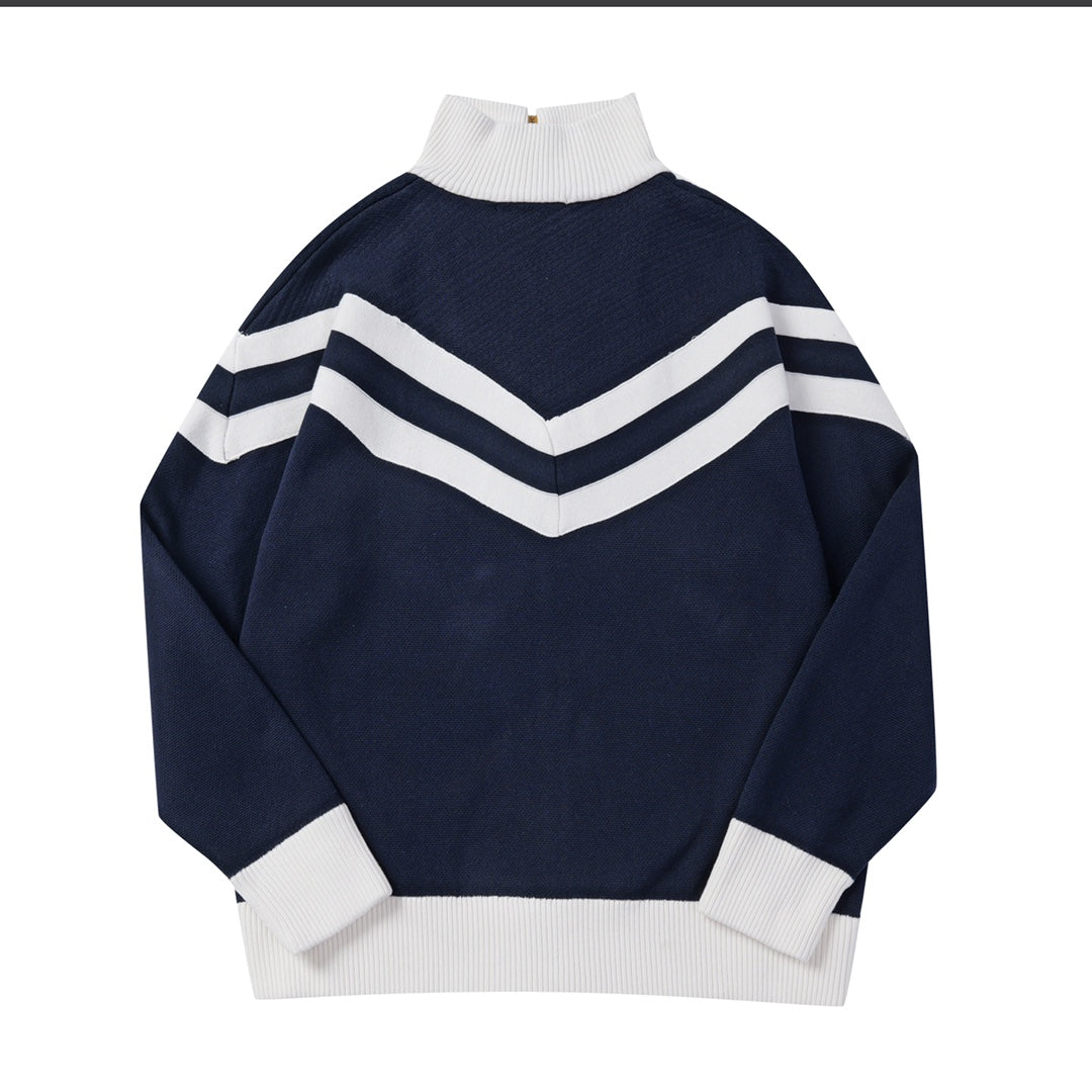 LV Zipper Knitted Sweater