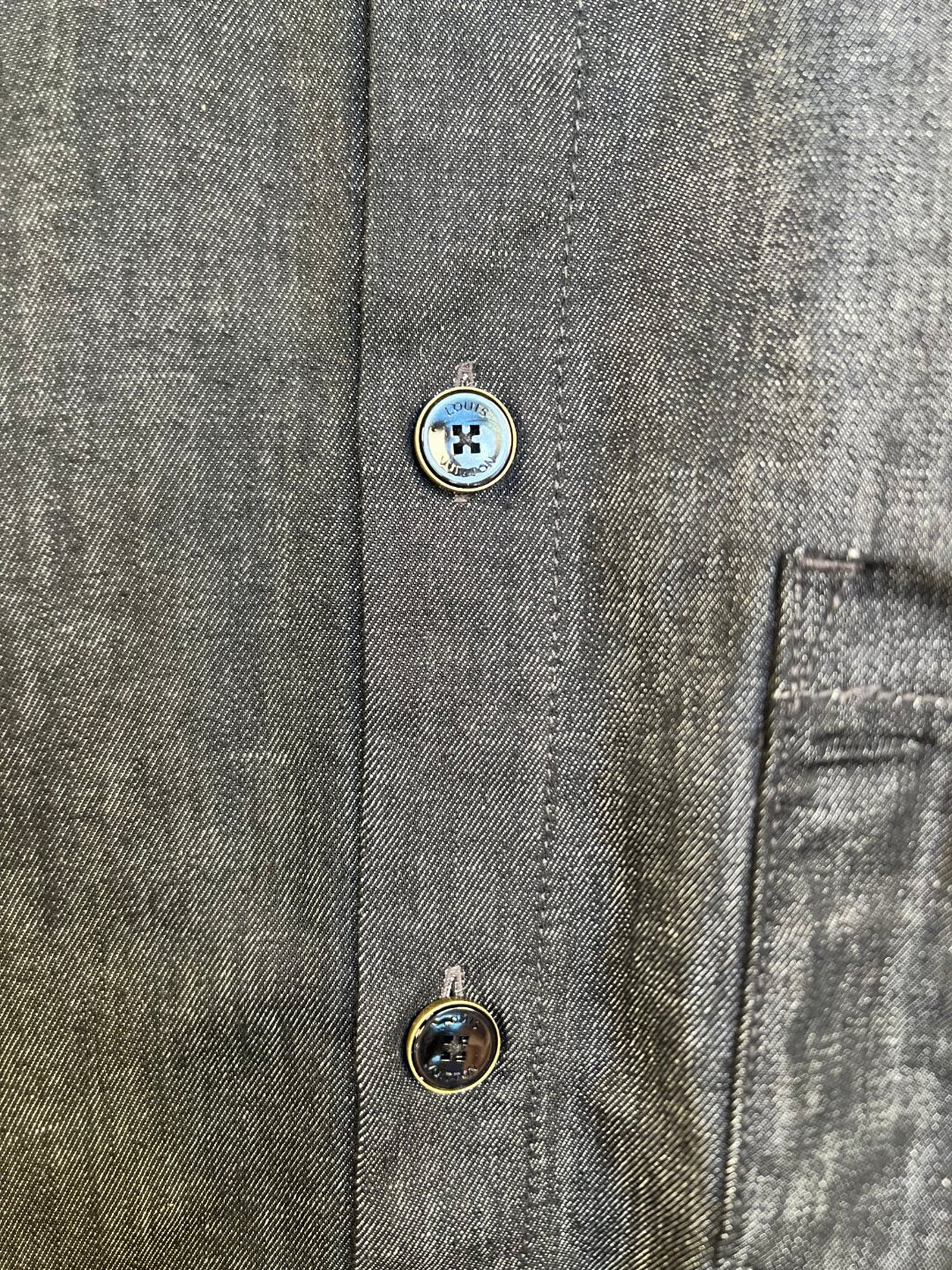 LV Raffia Denim Shirt