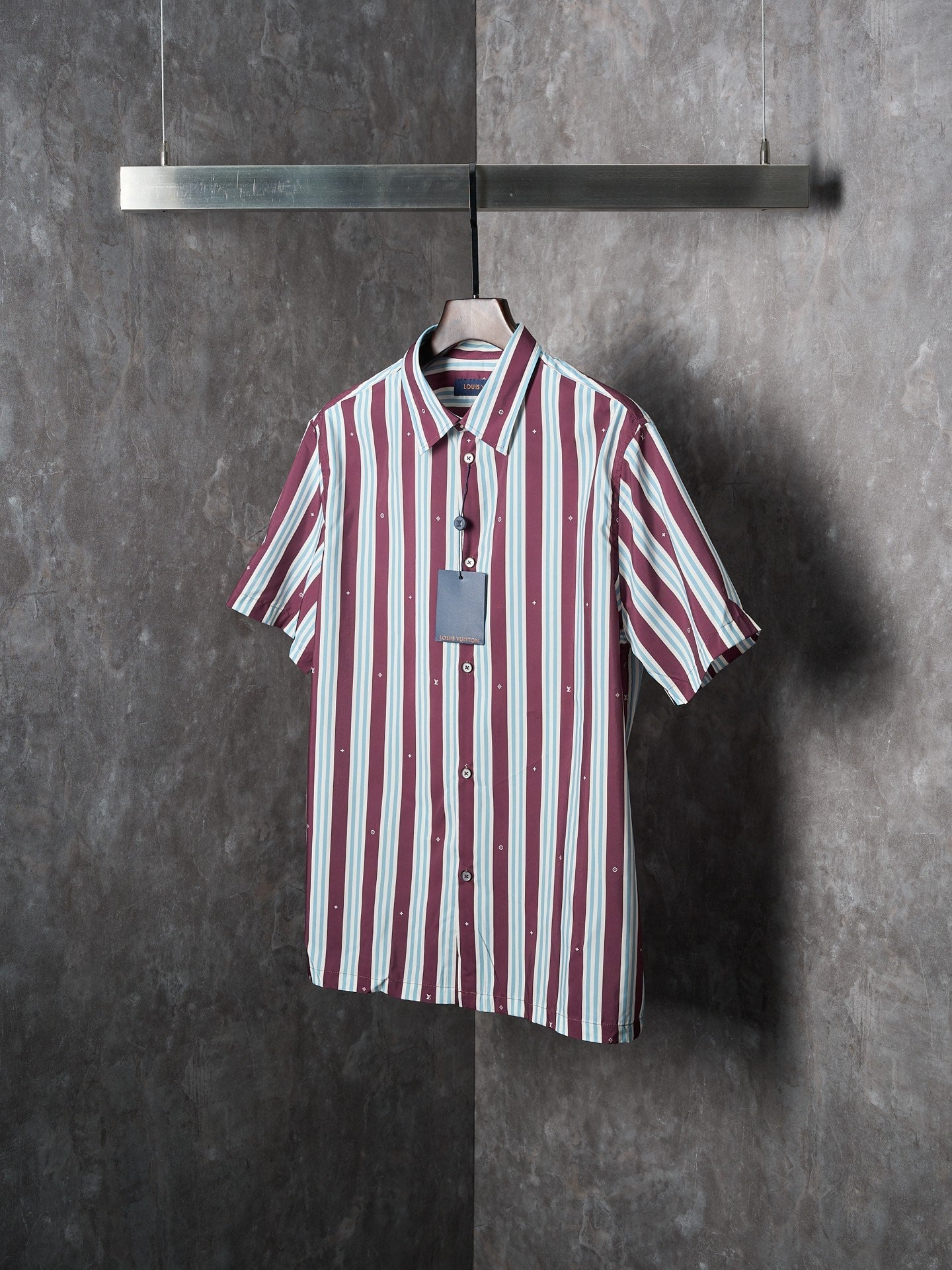 LV Striped Short Sleeve Shirt