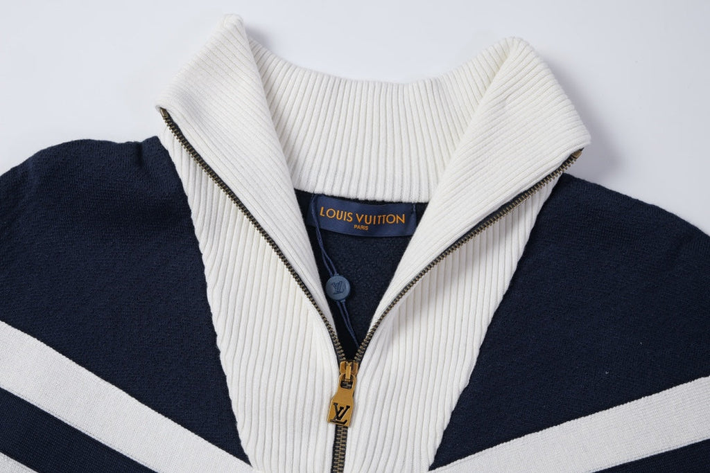 LV Zipper Knitted Sweater