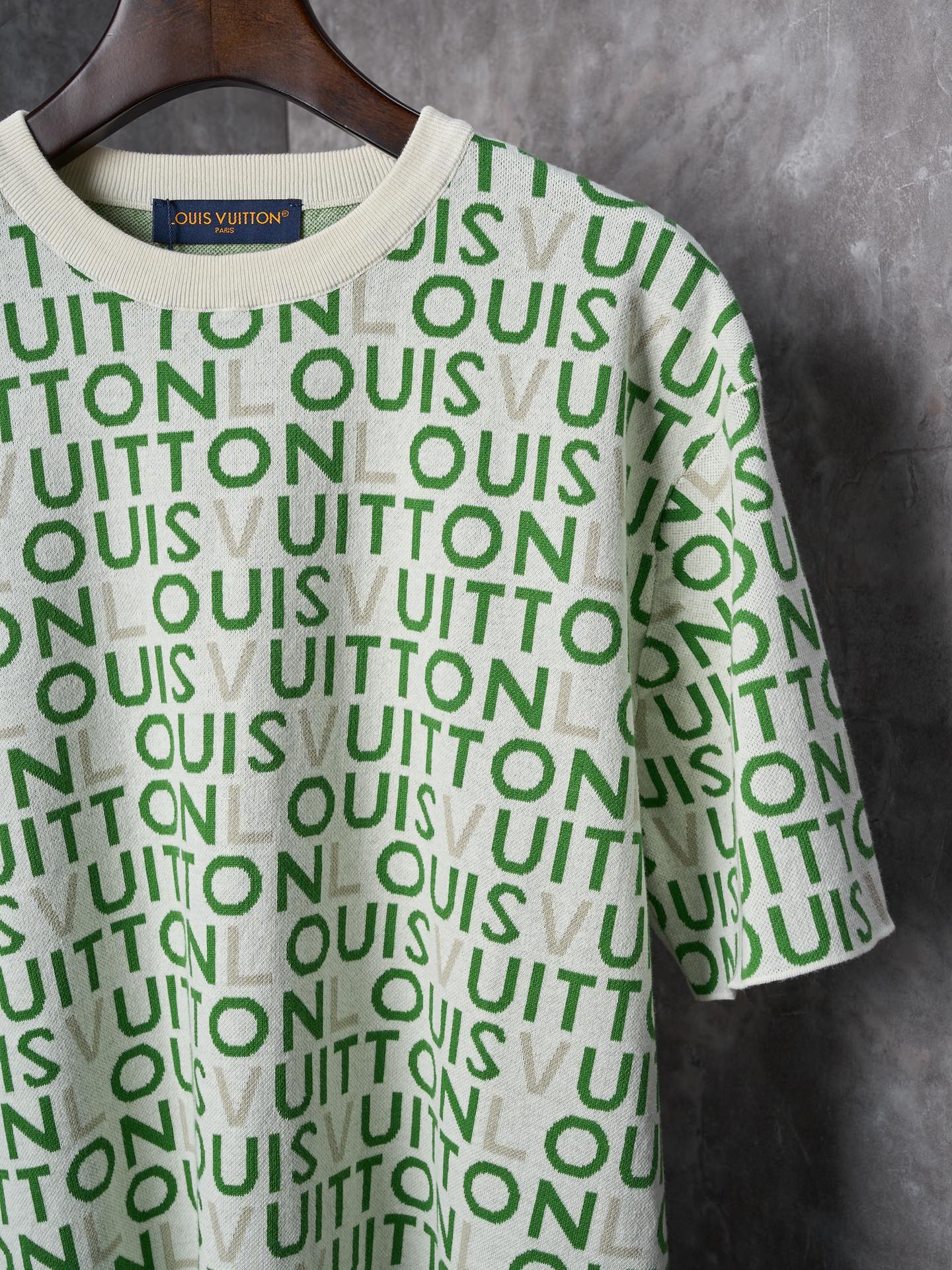 LV Crew Knit Sweater Short Sleeve