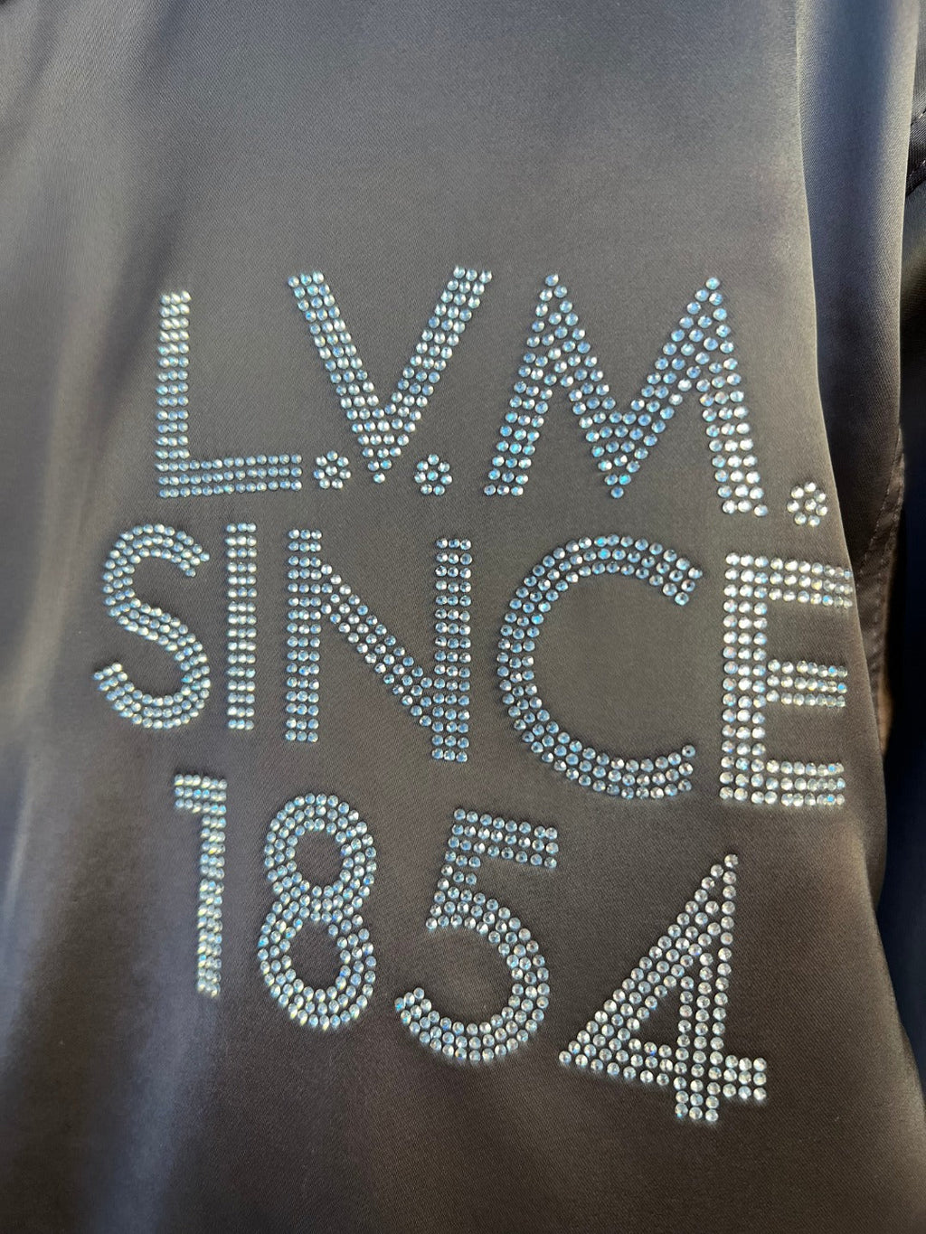 LV Rhinestone Letter Embriodery Bomber Jacke