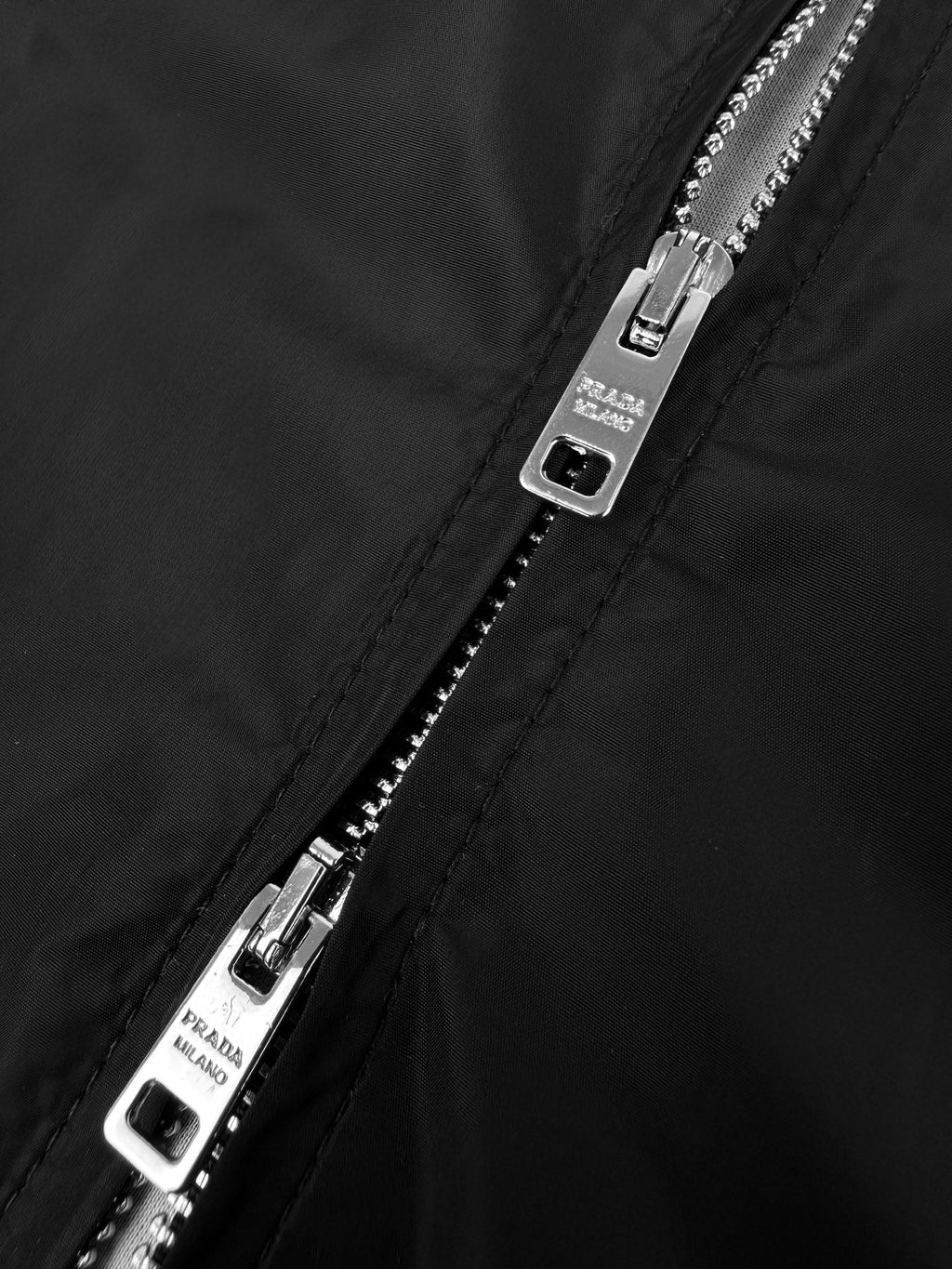 Prada Zipper Short Sleeve Shirt
