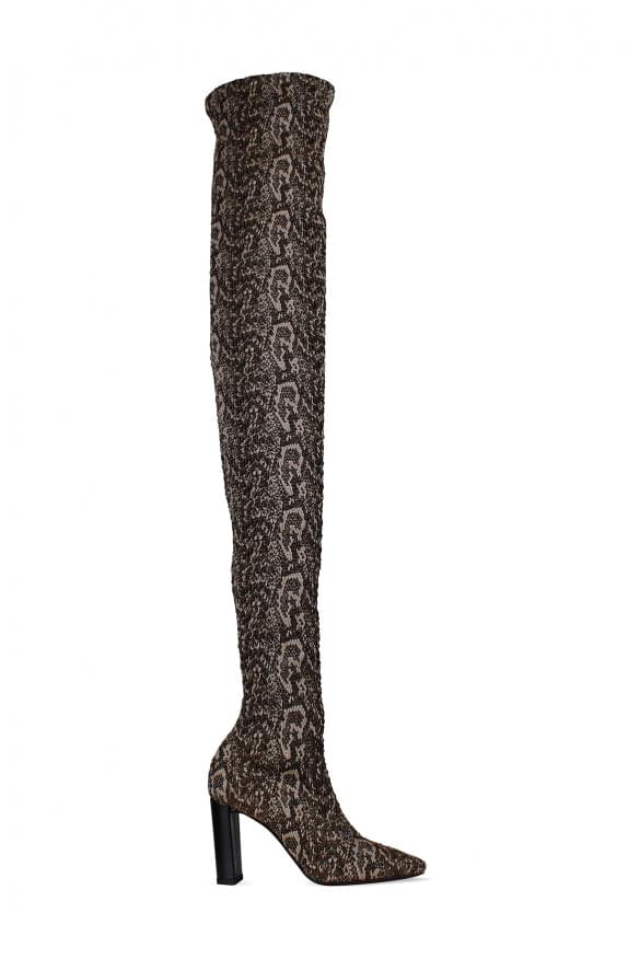 Saint Laurent Women Moon Thigh-High Boots